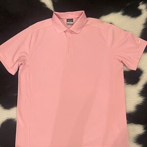 Men's NIKE GOLF Pink Polo Shirt